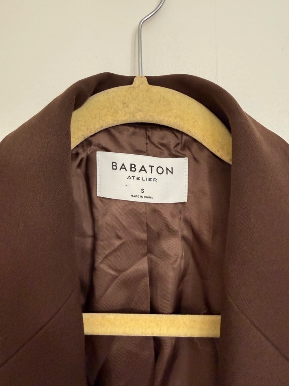 NWT Babaton New Agency Blazer in Coffee Bean Brown Size Small Aritzia #102284 - Picture 4 of 11